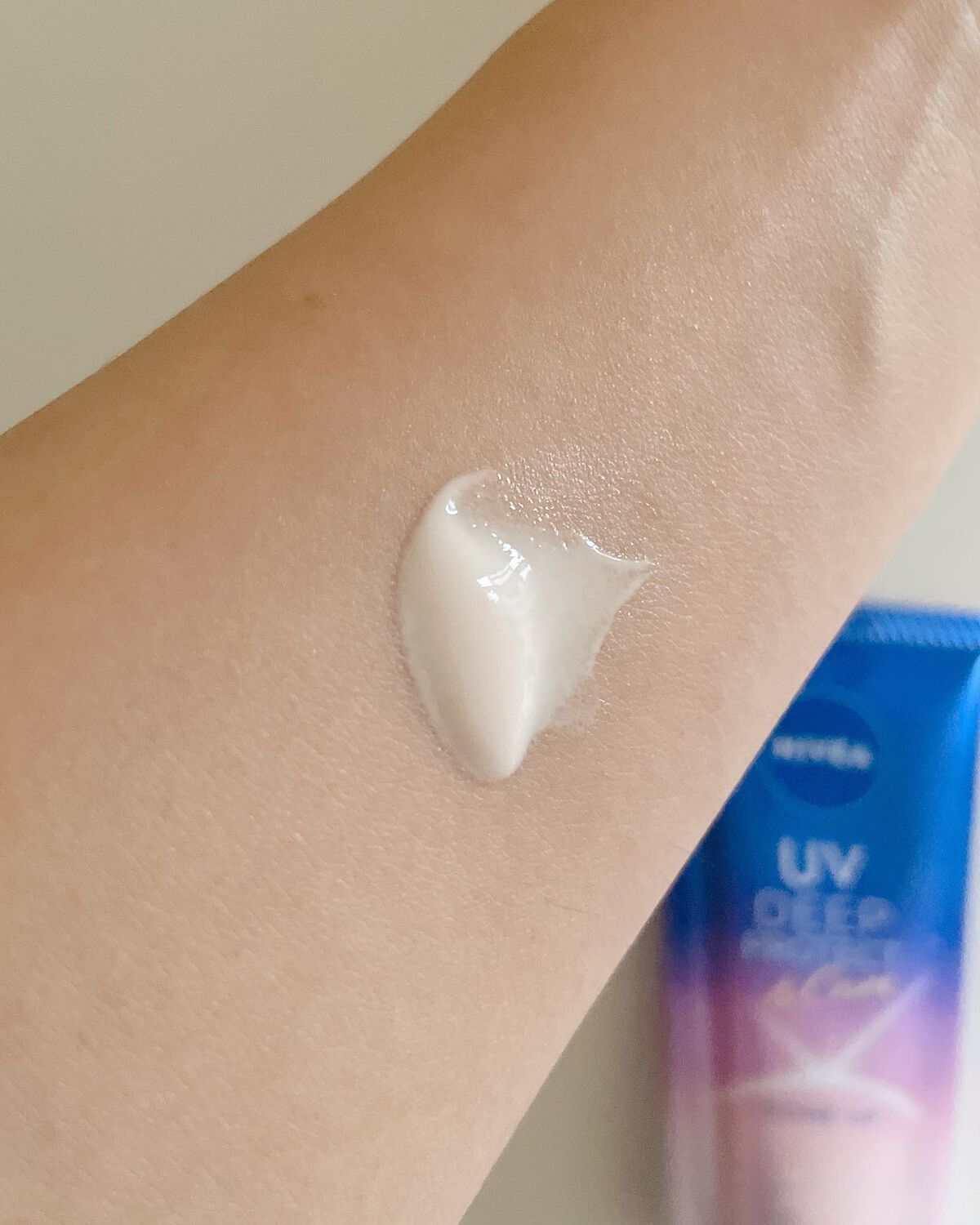 ニベアUV ディープ プロテクト&ケア トーンアップ エッセンス/ニベア/日焼け止めローションを使ったクチコミ(3枚目)