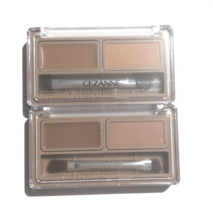 アイブロウワックス&パウダー/CEZANNE/アイブロウを使ったクチコミ(6枚目)