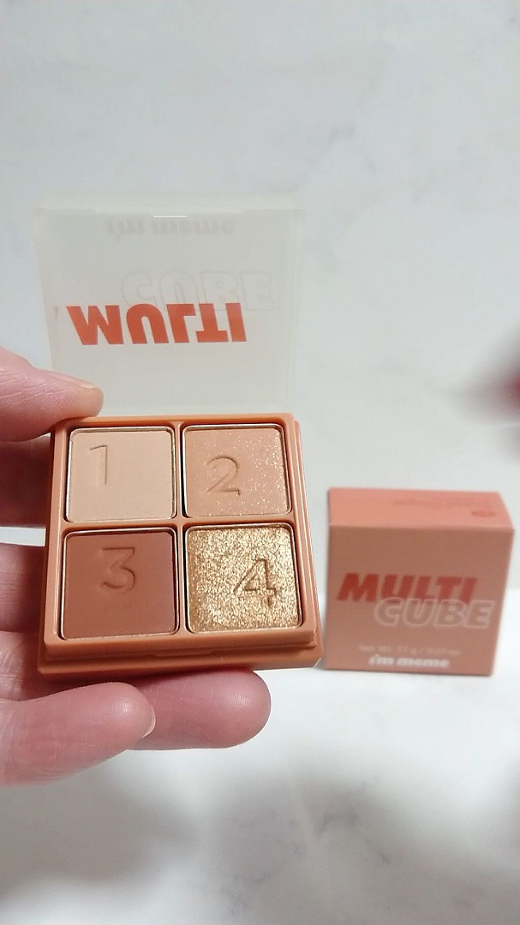 マルチキューブ/i’m meme/アイシャドウパレットを使ったクチコミ(2枚目)