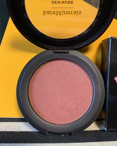 bareMinerals ジェン ヌード パウダー ブラッシュのクチコミ「【商品名】ベアミネラル ジェンヌードパウダーブラッシュ オンザモーブ
【いつ使う】チークとして.....」（3枚目）