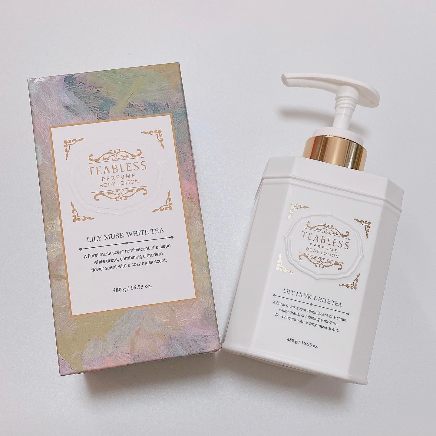 パフュームボディローション リリィムスクホワイトティー/TEABLESS/ボディローションを使ったクチコミ（2枚目）