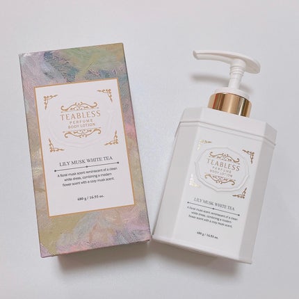 パフュームボディローション リリィムスクホワイトティー/TEABLESS/ボディローションを使ったクチコミ(2枚目)