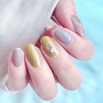 𝘼𝙮𝙪 ❦ 𝑆𝑒𝑙𝑓 𝑁𝑎𝑖𝑙 on LIPS 「❥こんばんわ𓂅꙳𖤐セルフネイラーの@au_nailです♡5..」(7枚目)