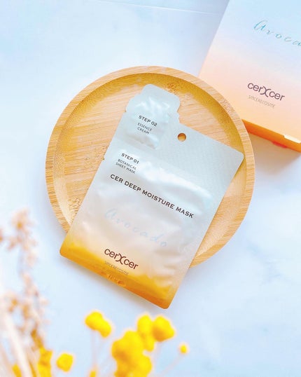 ディープモイスチャー マスク (ケアクリーム付き)/cerXcer/シートマスク・パックを使ったクチコミ(9枚目)