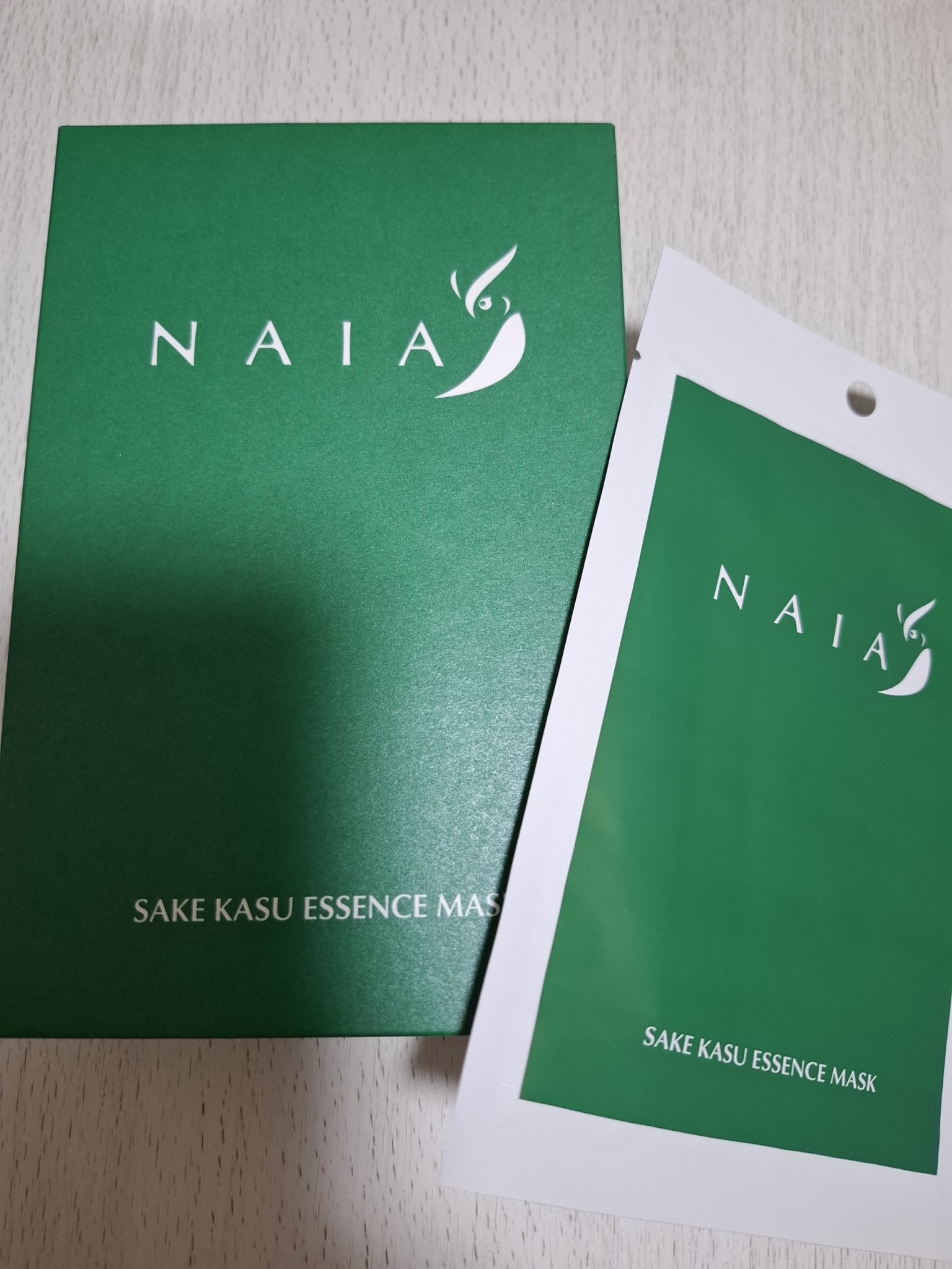 酒粕フェイスマスク 7枚入り（個包装）/NAIA/シートマスク・パックを使ったクチコミ（2枚目）