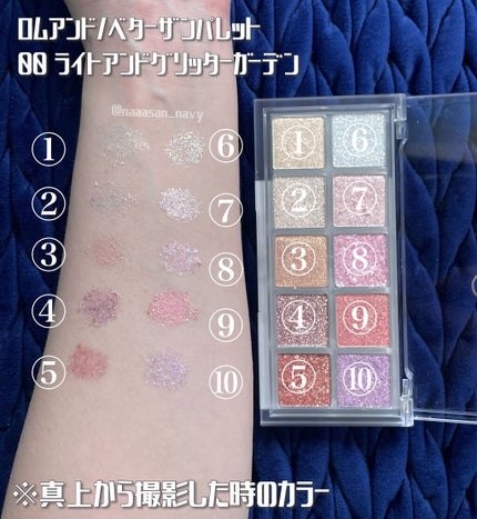 ベターザンパレット/rom&nd/アイシャドウパレットを使ったクチコミ(2枚目)