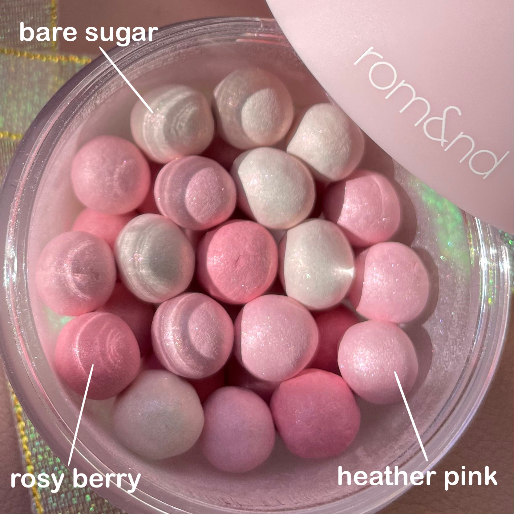 シアーパールパウダー/rom&nd/ルースパウダーを使ったクチコミ（3枚目）