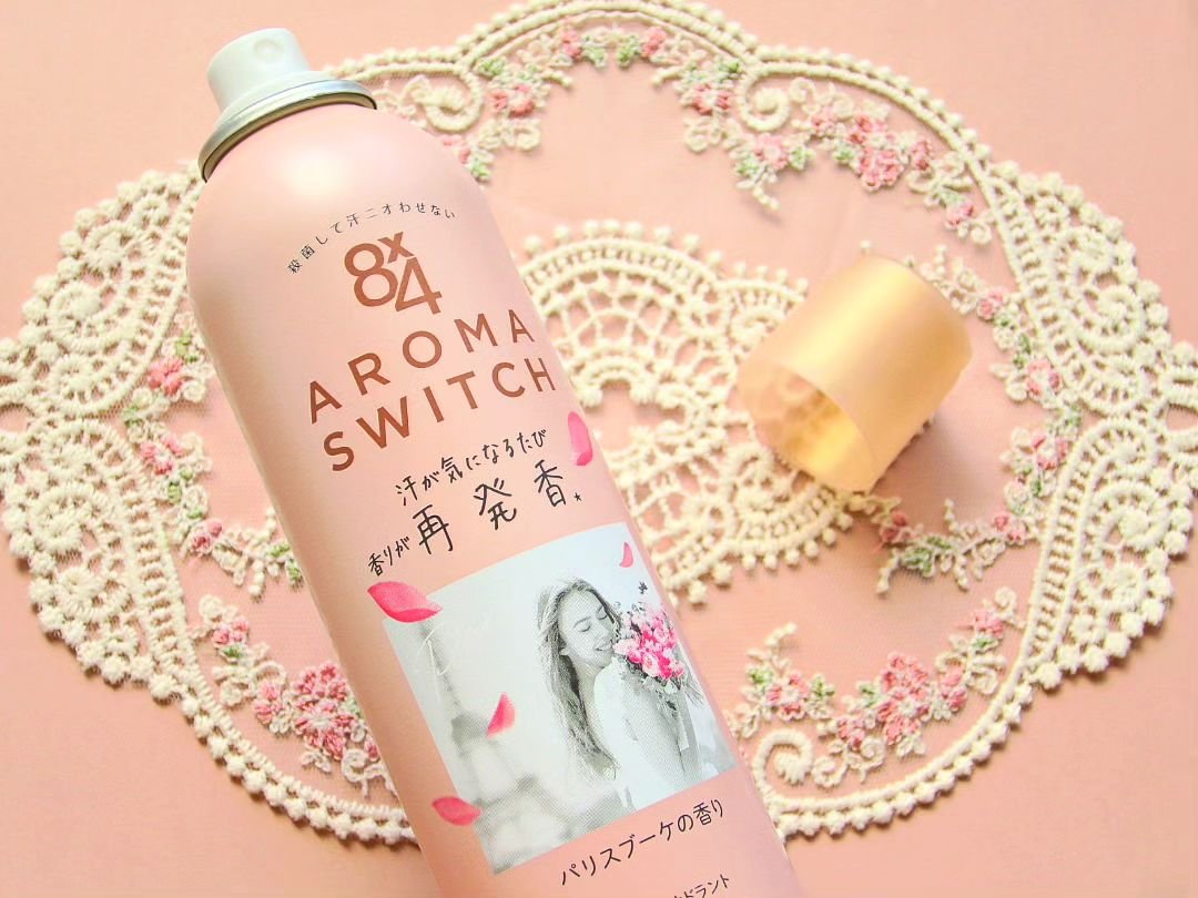 8x4 アロマスイッチ スプレー パリスブーケの香り/８ｘ４/デオドラント・制汗剤を使ったクチコミ（3枚目）
