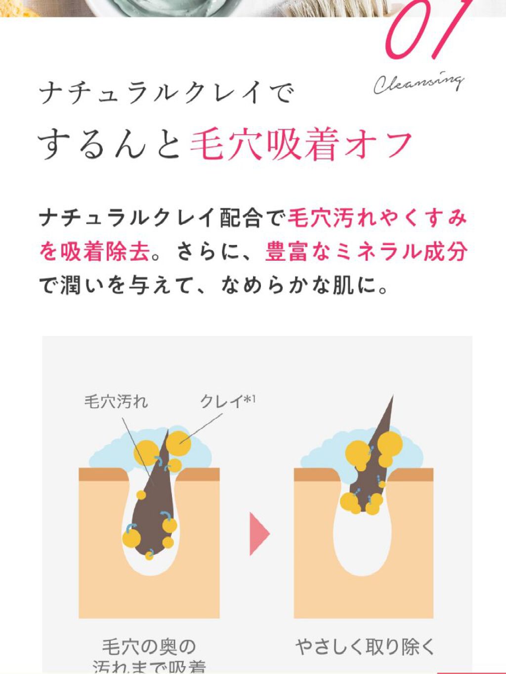 クレンジングバームモイストN/CLAYGE/クレンジングバームを使ったクチコミ(2枚目)