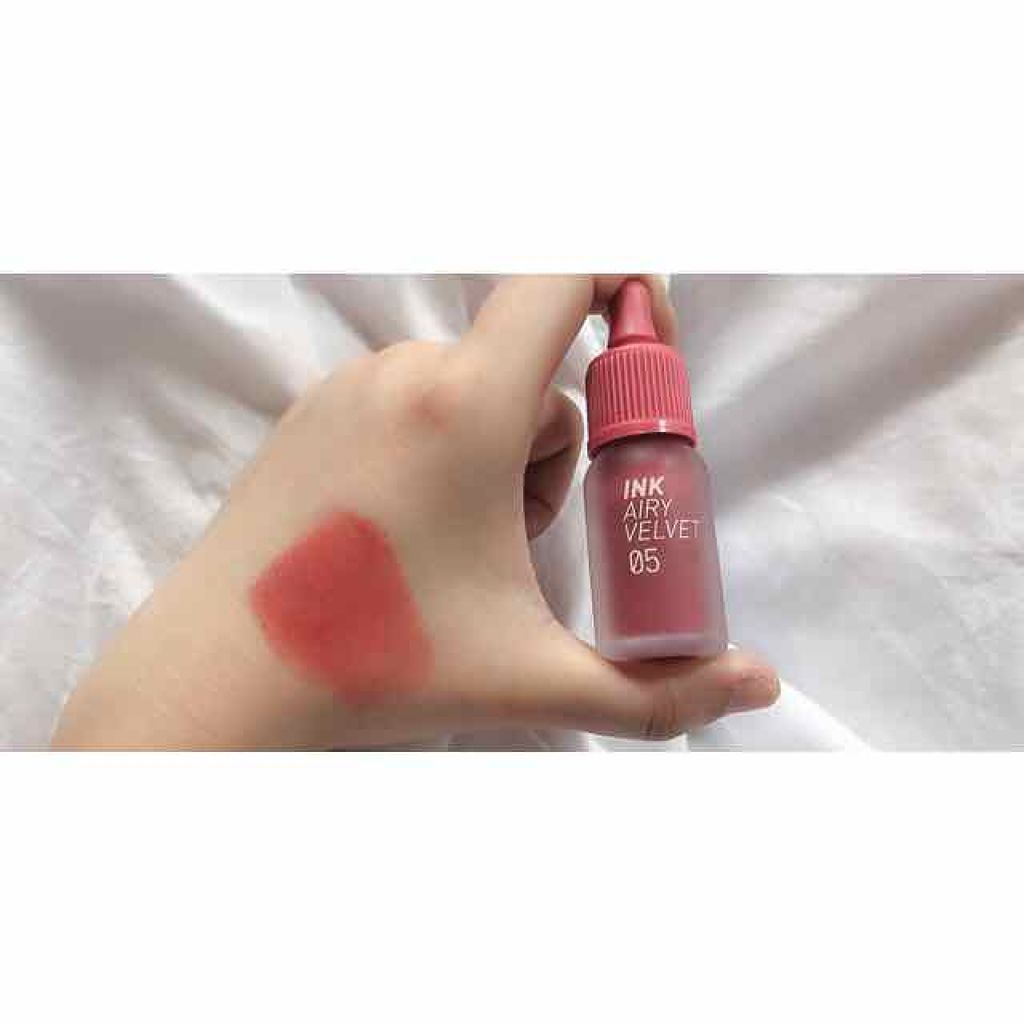 インク エアリー ベルベット/PERIPERA/口紅を使ったクチコミ(1枚目)