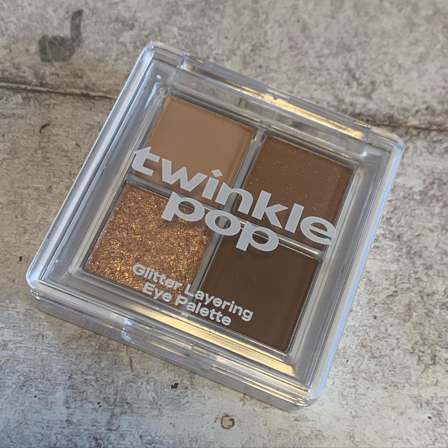 TWINKLE POP Pearl Flex Glitter Eye Palette/CLIO/アイシャドウパレットを使ったクチコミ(3枚目)