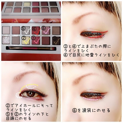 エクスプローラ12色 動物アイシャドウパレット/PERFECT DIARY/アイシャドウパレットを使ったクチコミ(3枚目)