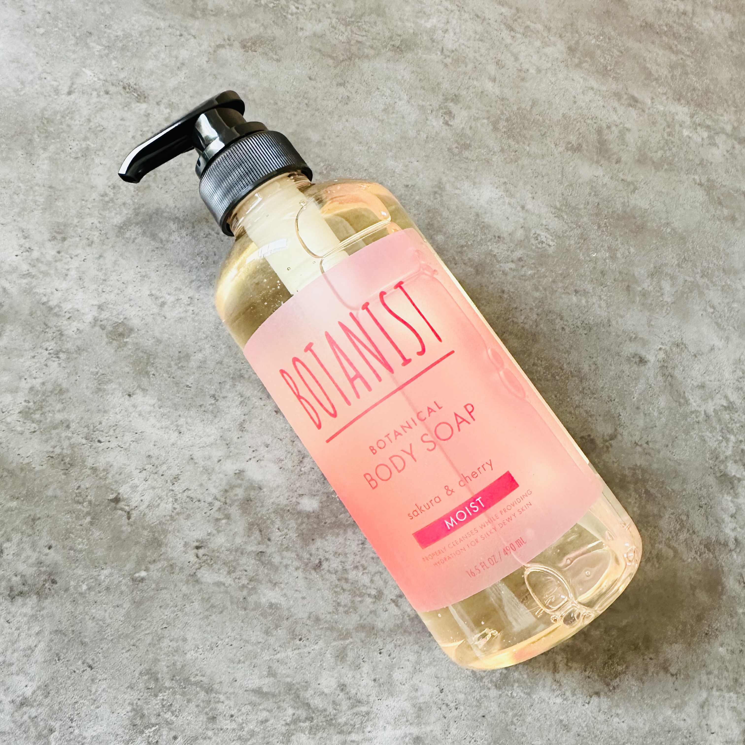 BOTANIST ボタニカルボディーソープ　 サクラ＆チェリーの香り( モイスト)のクチコミ「BOTANISTボタニカルボディーソープ　 サクラ＆チェリーの香りモイスト¥1,100#提供
.....」（2枚目）