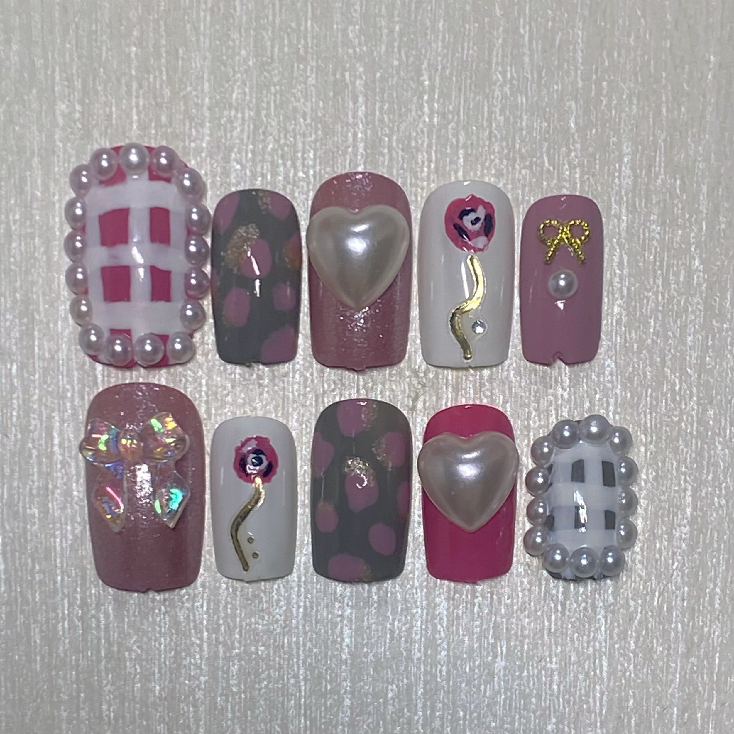 ネイルパーツ/セリア/ネイルチップ・パーツを使ったクチコミ（2枚目）