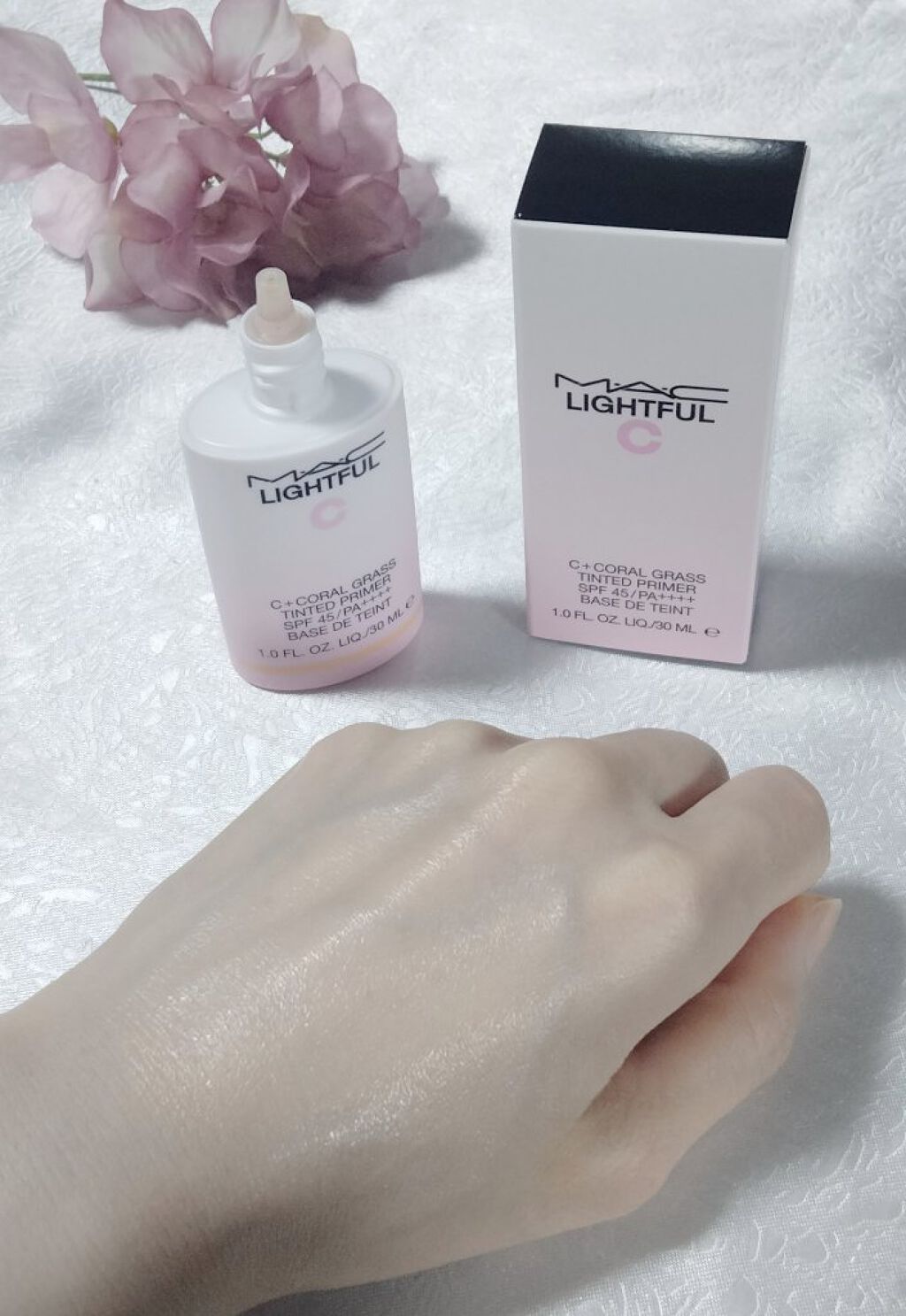 ライトフル Ｃ＋ティンティッド プライマーSPF45(PA++++)/M・A・C/化粧下地を使ったクチコミ（3枚目）