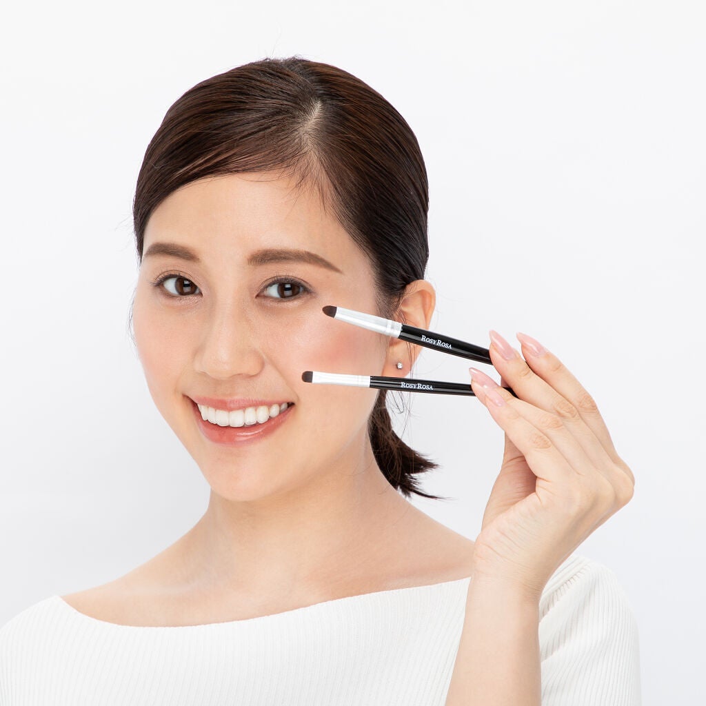 ポイントメイクアップブラシセット/ロージーローザ/メイクブラシを使ったクチコミ(6枚目)