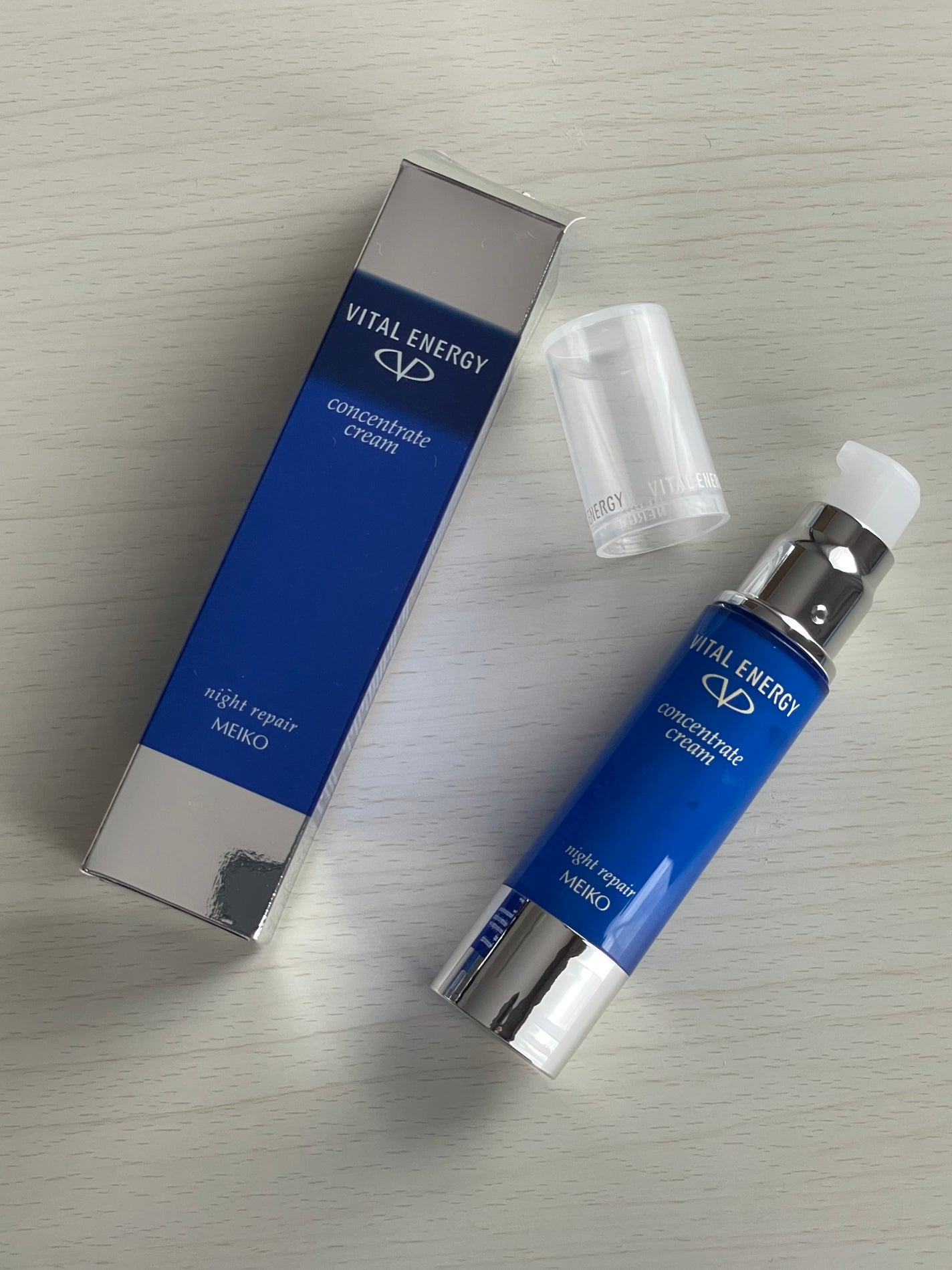 バイタルエナジー ナイトリペアコンセントレートクリーム/メイコー化粧品/フェイスクリームを使ったクチコミ(1枚目)