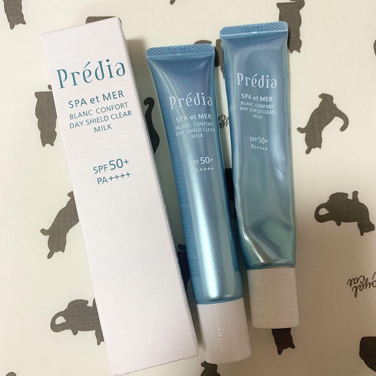 スパ・エ・メール　ブラン コンフォール　デイシールド クリア ミルク/Prédia/乳液を使ったクチコミ（1枚目）