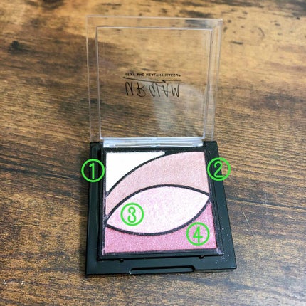 UR GLAM VELVET EYE COLOR PALETTE/U R GLAM/アイシャドウパレットを使ったクチコミ(2枚目)