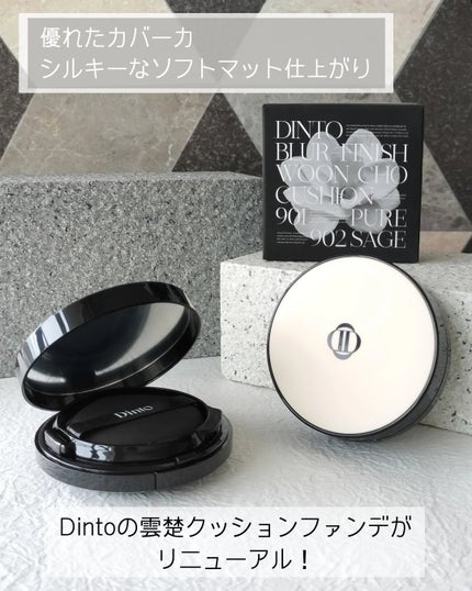 ブラーフィニッシュ雲楚クッション/Dinto/クッションファンデーションを使ったクチコミ(1枚目)