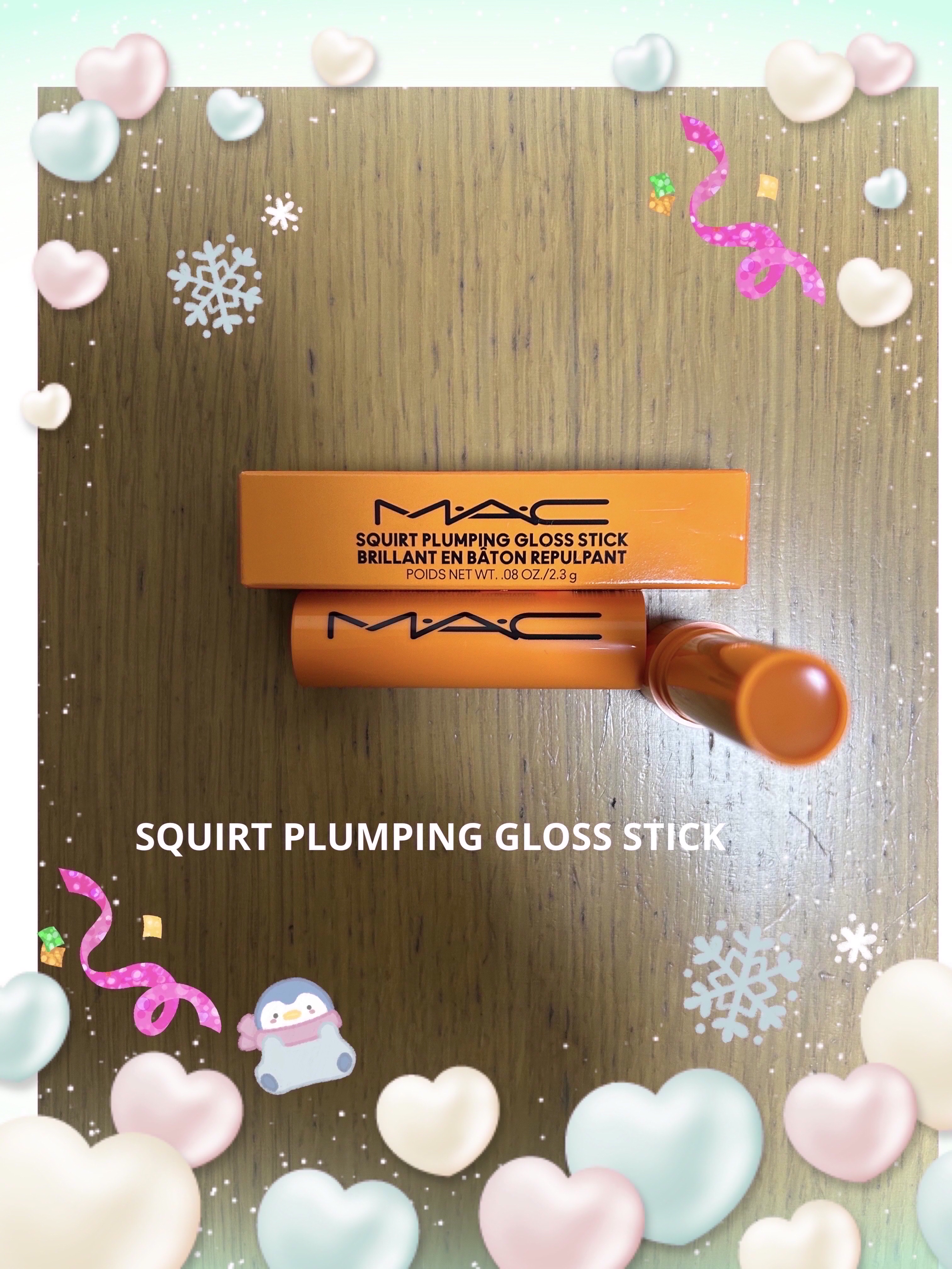 スクワート プランピング グロス スティック/M・A・C/リップバームを使ったクチコミ（1枚目）