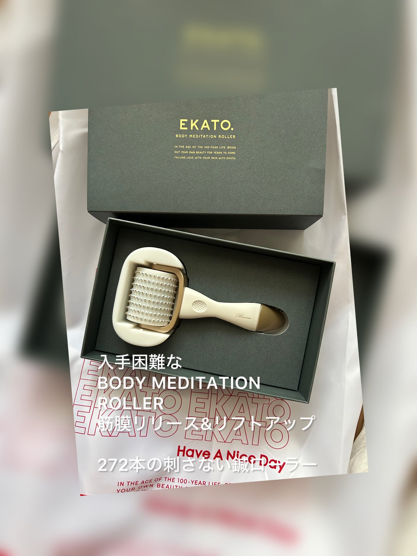 EKATO ボディメディテーションローラー 試してみた】ボディ メディテーションローラー EKATO.のリアルな