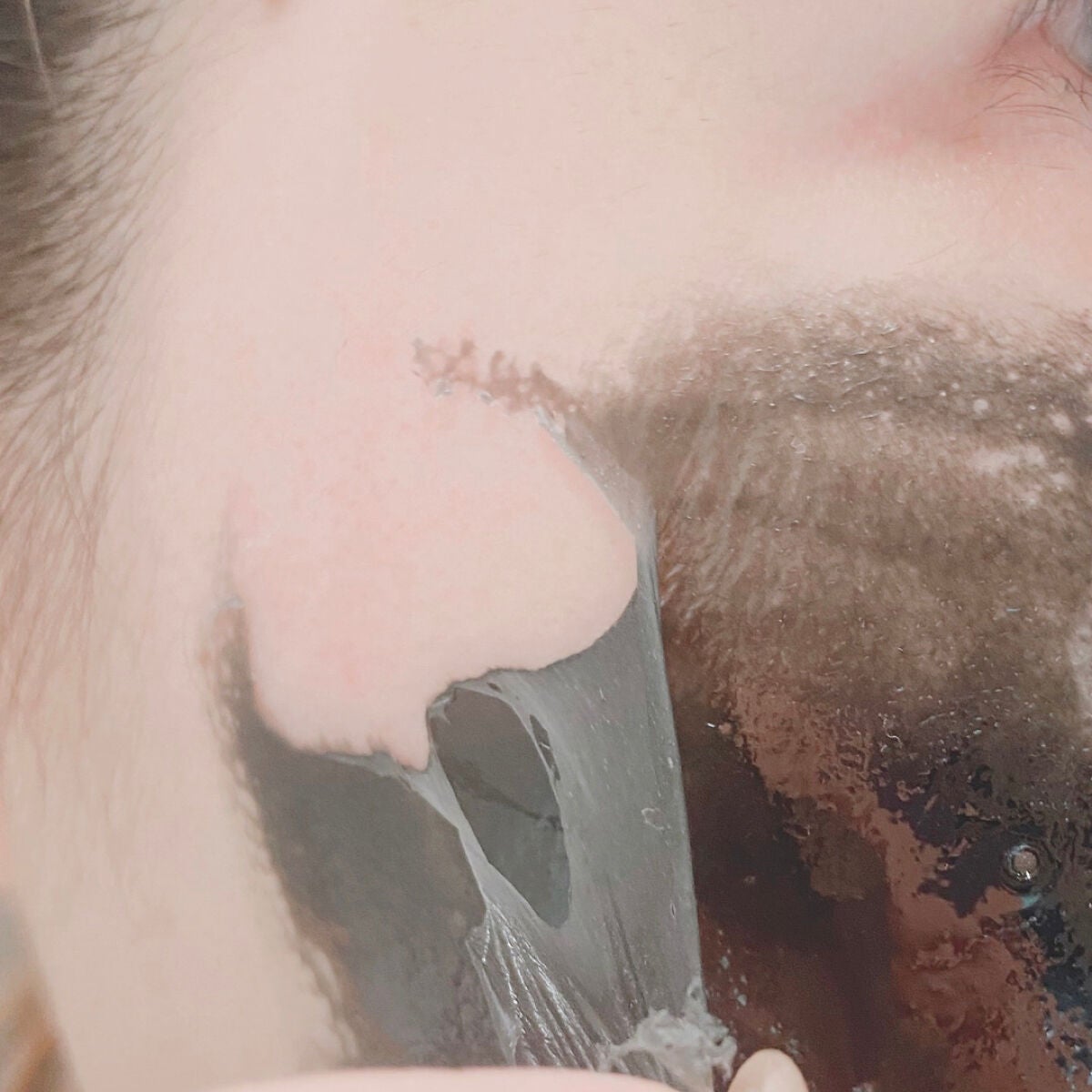 毛穴小町 ブラックピールオフパック/クリアターン/ピーリングを使ったクチコミ(4枚目)