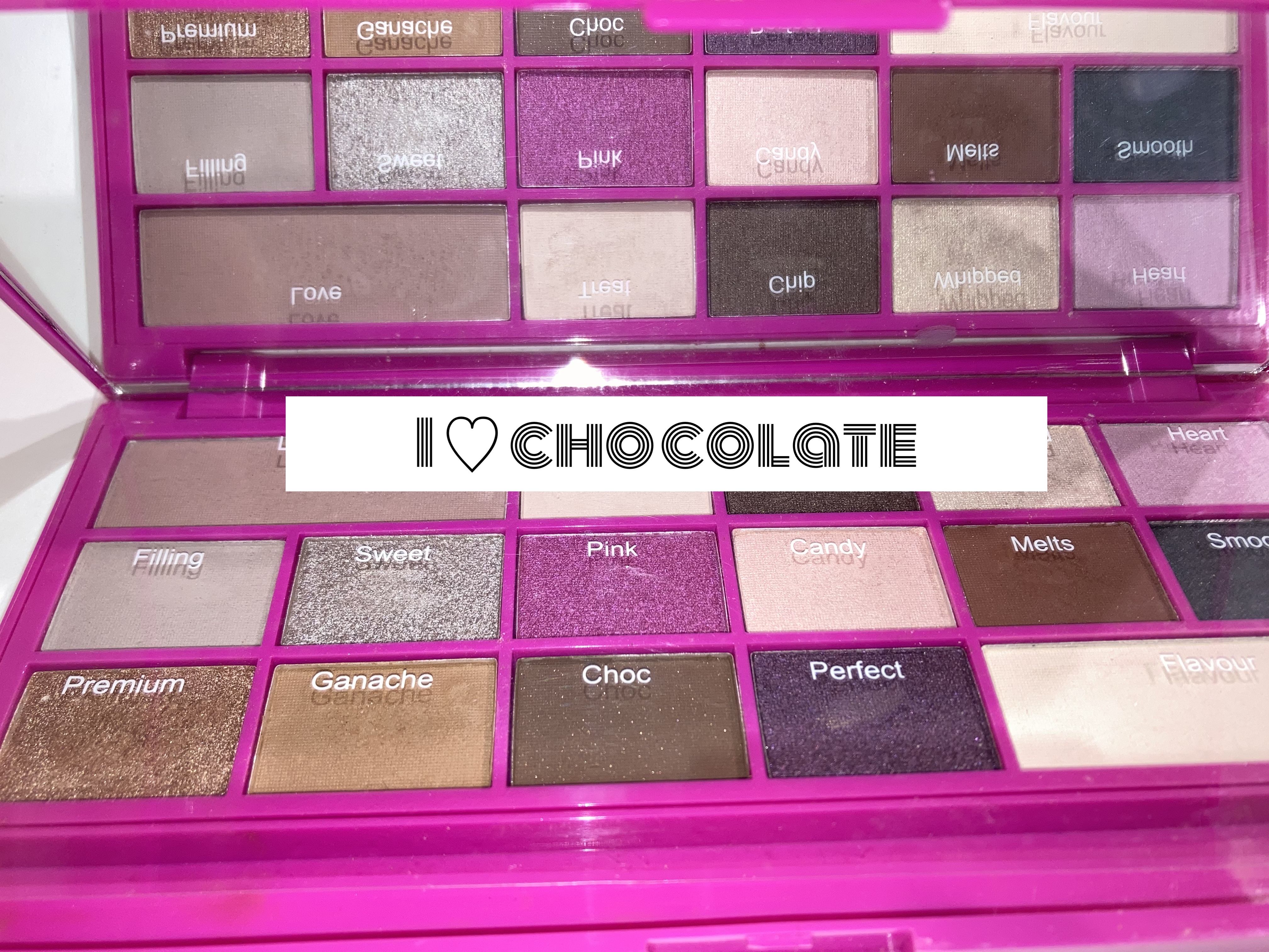 アイラブチョコレート/MAKEUP REVOLUTION/アイシャドウパレットを使ったクチコミ（1枚目）