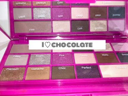 アイラブチョコレート/MAKEUP REVOLUTION/アイシャドウパレットを使ったクチコミ(1枚目)