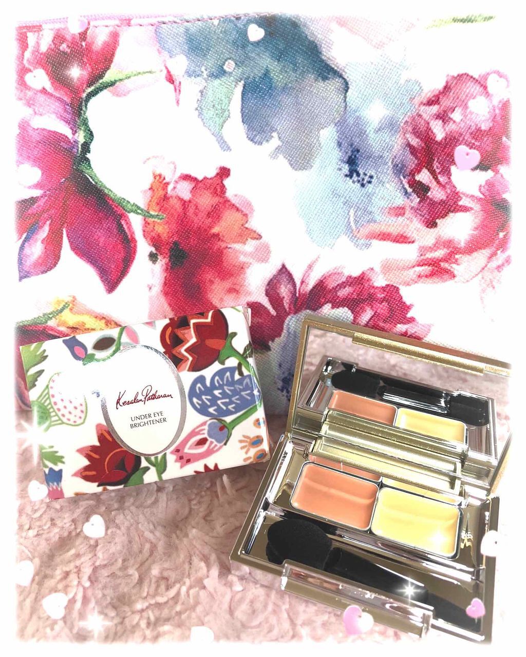 アンダーアイブライトナー/ケサランパサラン/パレットコンシーラーを使ったクチコミ（1枚目）