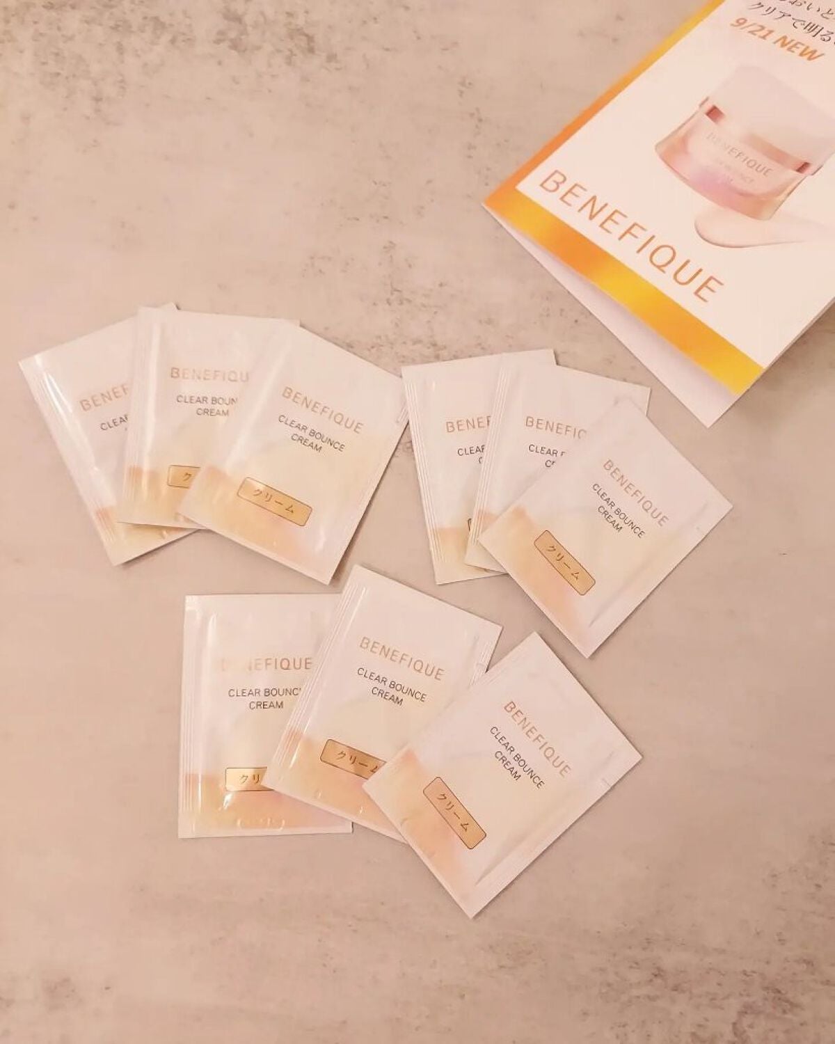 クリアバウンスクリーム /BENEFIQUE/フェイスクリームを使ったクチコミ(1枚目)