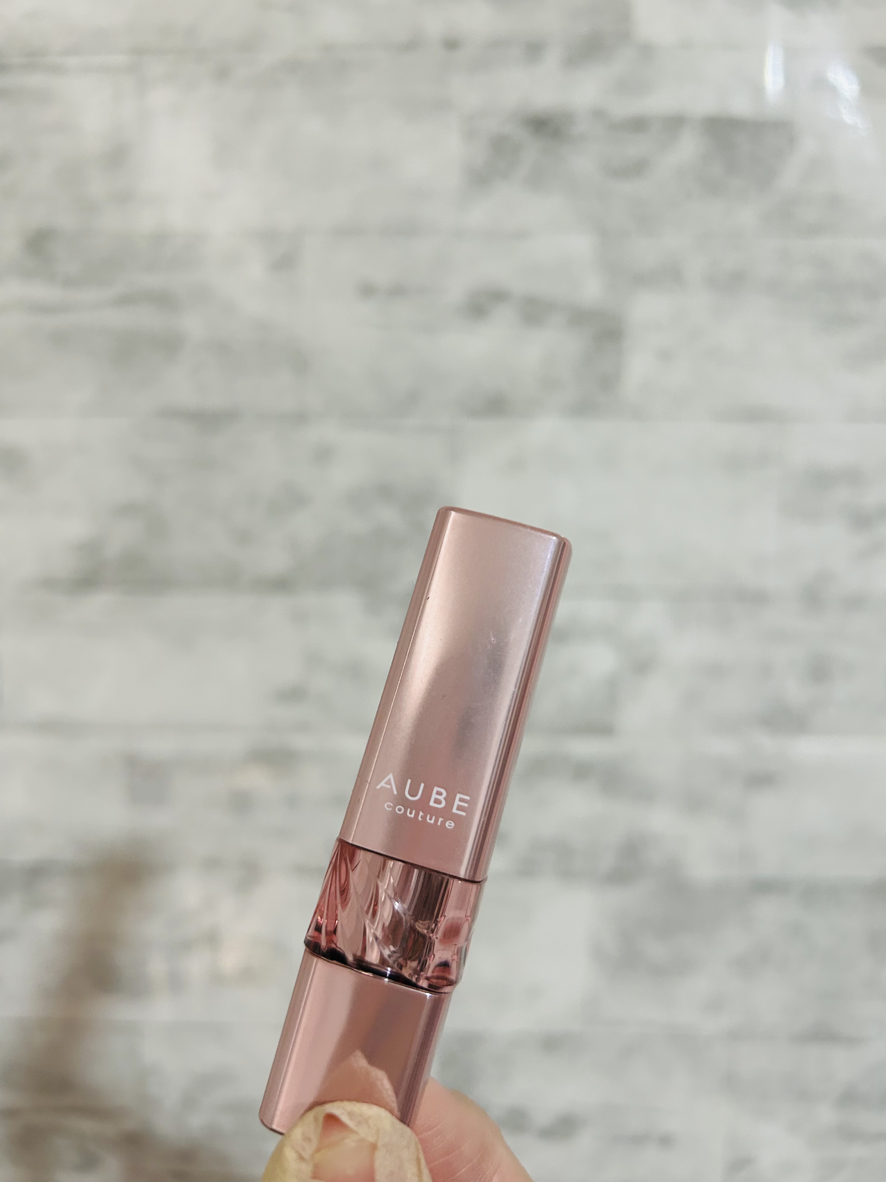 ロングキープルージュ/AUBE/口紅を使ったクチコミ（2枚目）