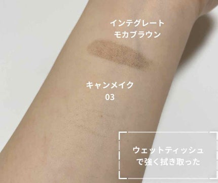 ニュアンスアイブローマスカラ/インテグレート/眉マスカラを使ったクチコミ(4枚目)