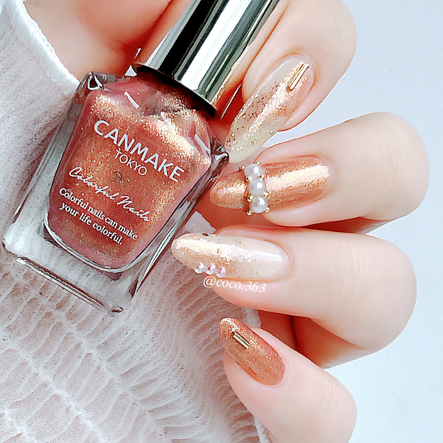 カラフルネイルズ/キャンメイク/マニキュアを使ったクチコミ（3枚目）