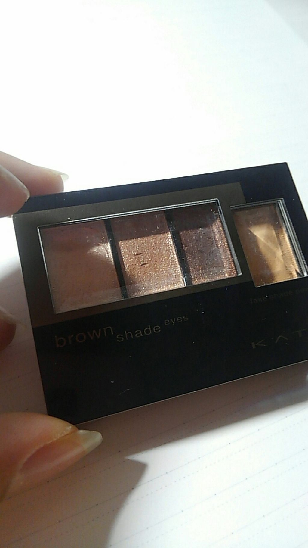 ブラウンシェードアイズ/KATE/アイシャドウパレットを使ったクチコミ（1枚目）