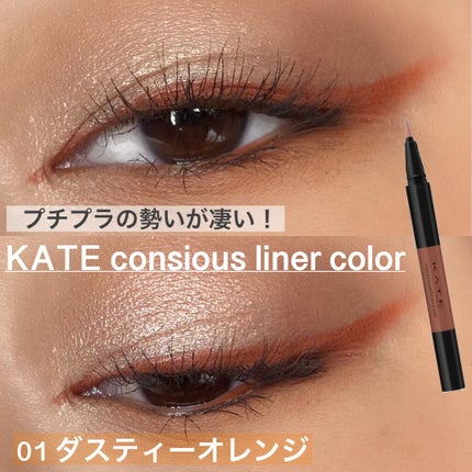コンシャスライナーカラー/KATE/リキッドアイライナーを使ったクチコミ(1枚目)