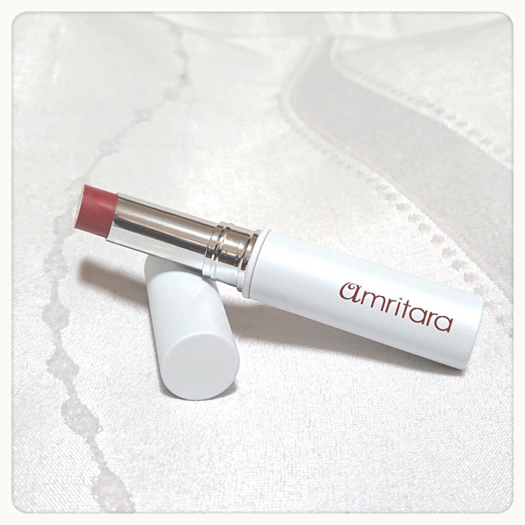 ローズ アミュレット ルージュ/AMRITARA/口紅を使ったクチコミ（2枚目）