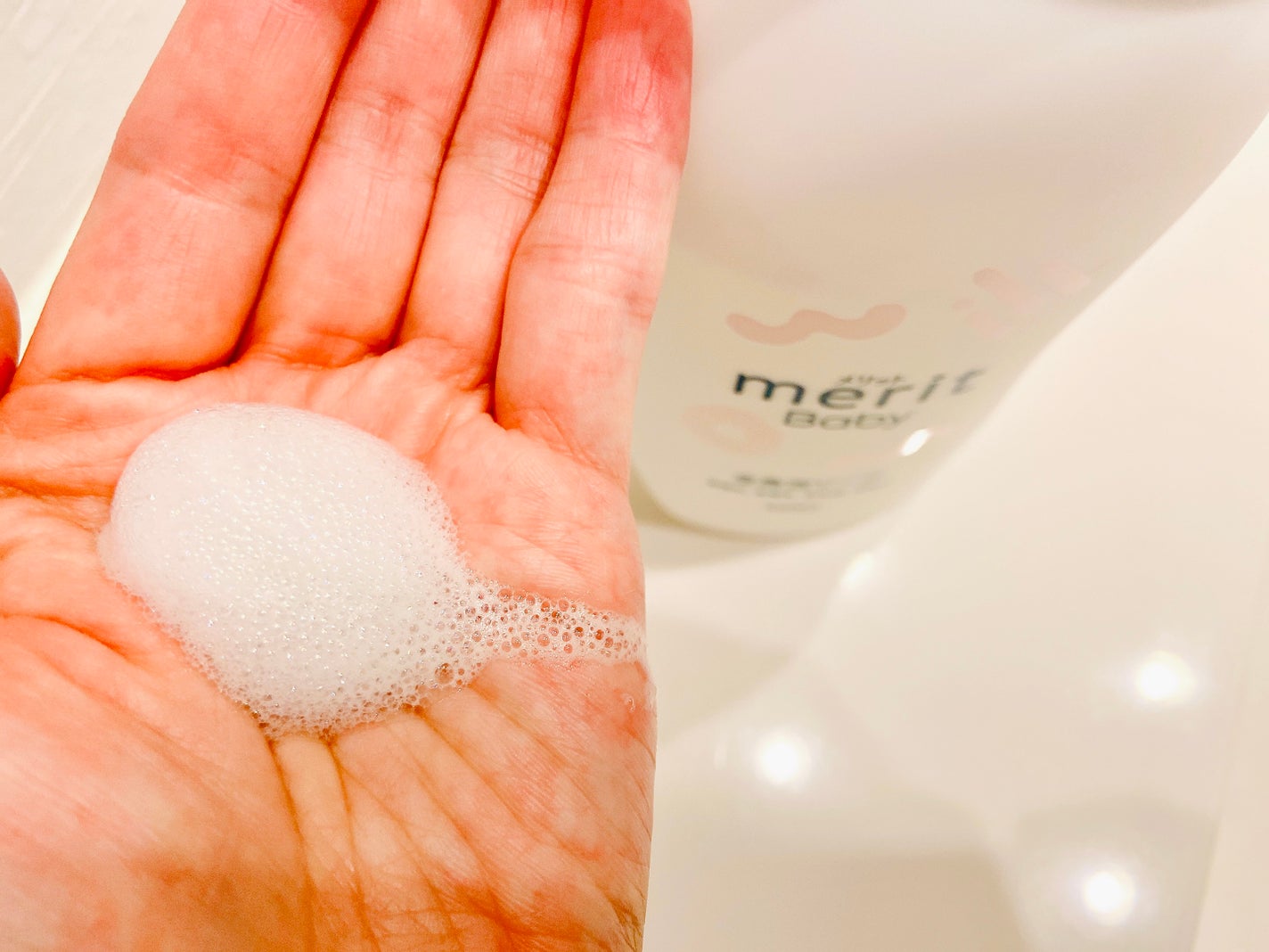 メリット ベビー 全身泡ソープ/メリット/ボディソープを使ったクチコミ(5枚目)