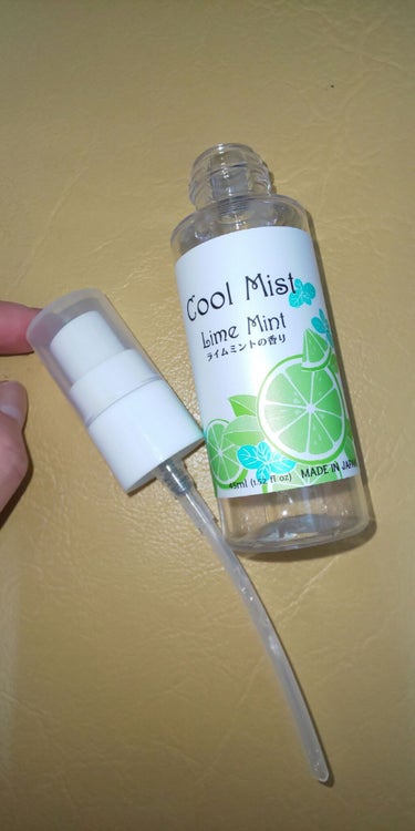 クールミスト ライムミントの香り/DAISO/ミスト状化粧水を使ったクチコミ（1枚目）