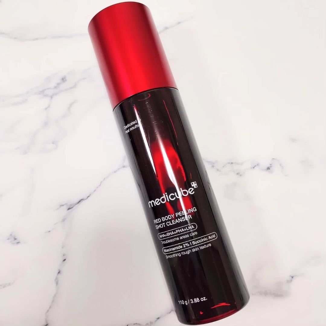 レッドアクネ ボディピーリングショット/MEDICUBE/ピーリングを使ったクチコミ(4枚目)