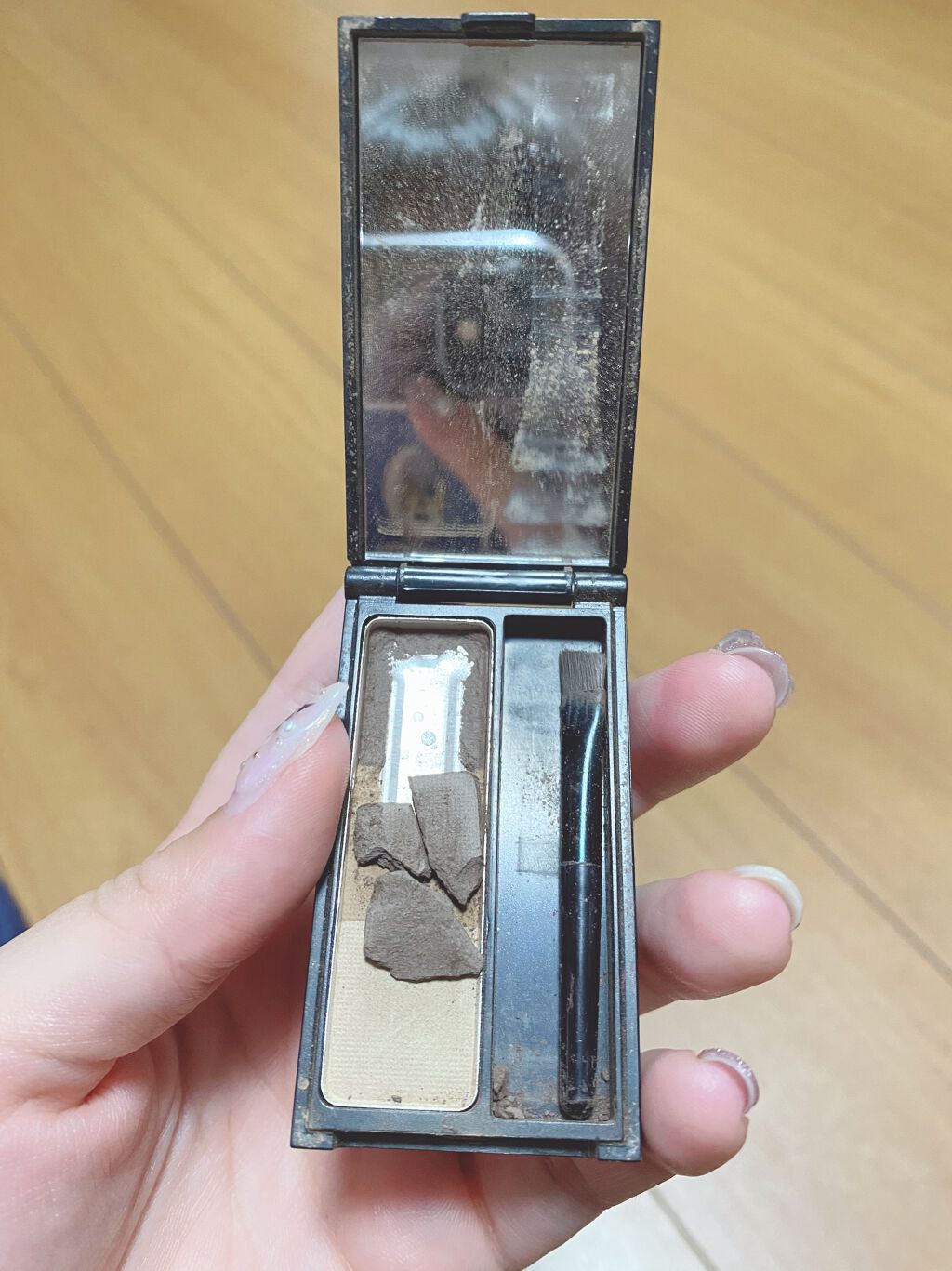 UR GLAM　EYEBROW POWDER/U R GLAM/パウダーアイブロウを使ったクチコミ（3枚目）