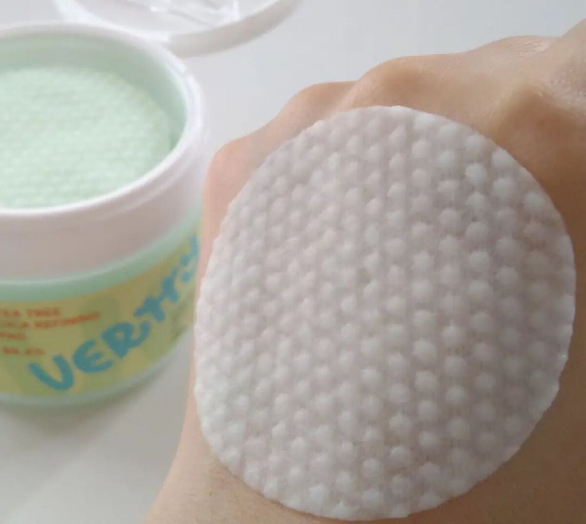 ティーツリー シカ89.4% リファイニングパッド/Vertty/トナーパッドを使ったクチコミ(3枚目)