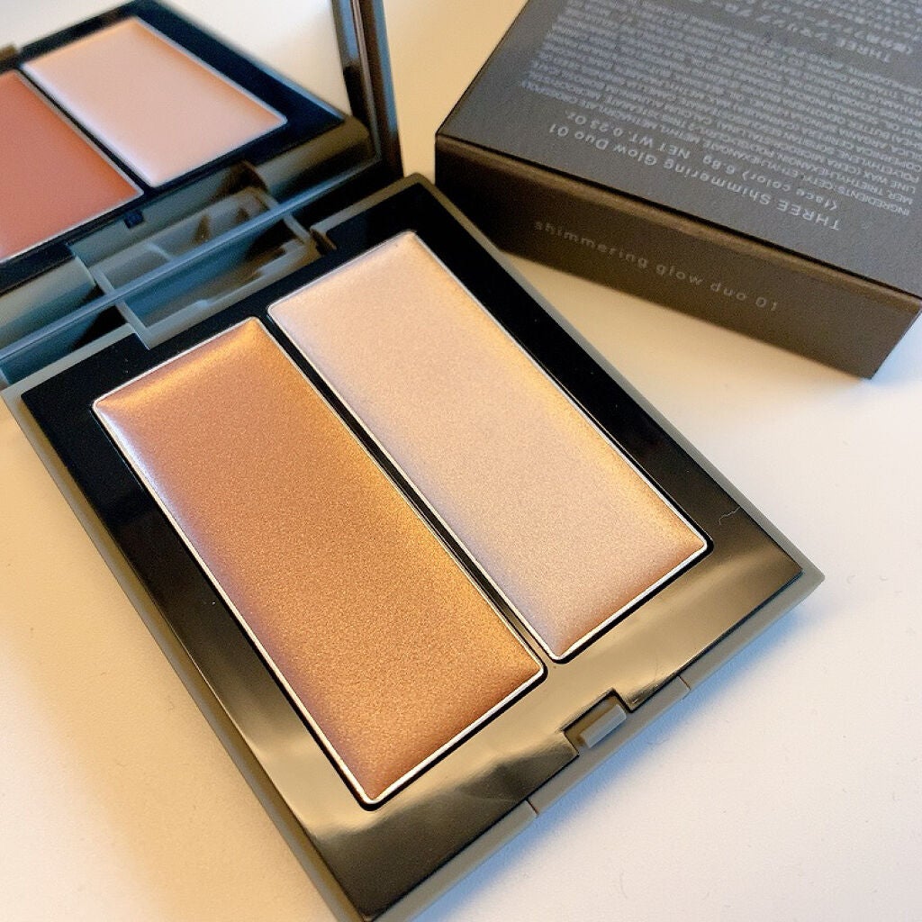 THREE シマリング グロー デュオ/THREE/クリームハイライトを使ったクチコミ(1枚目)