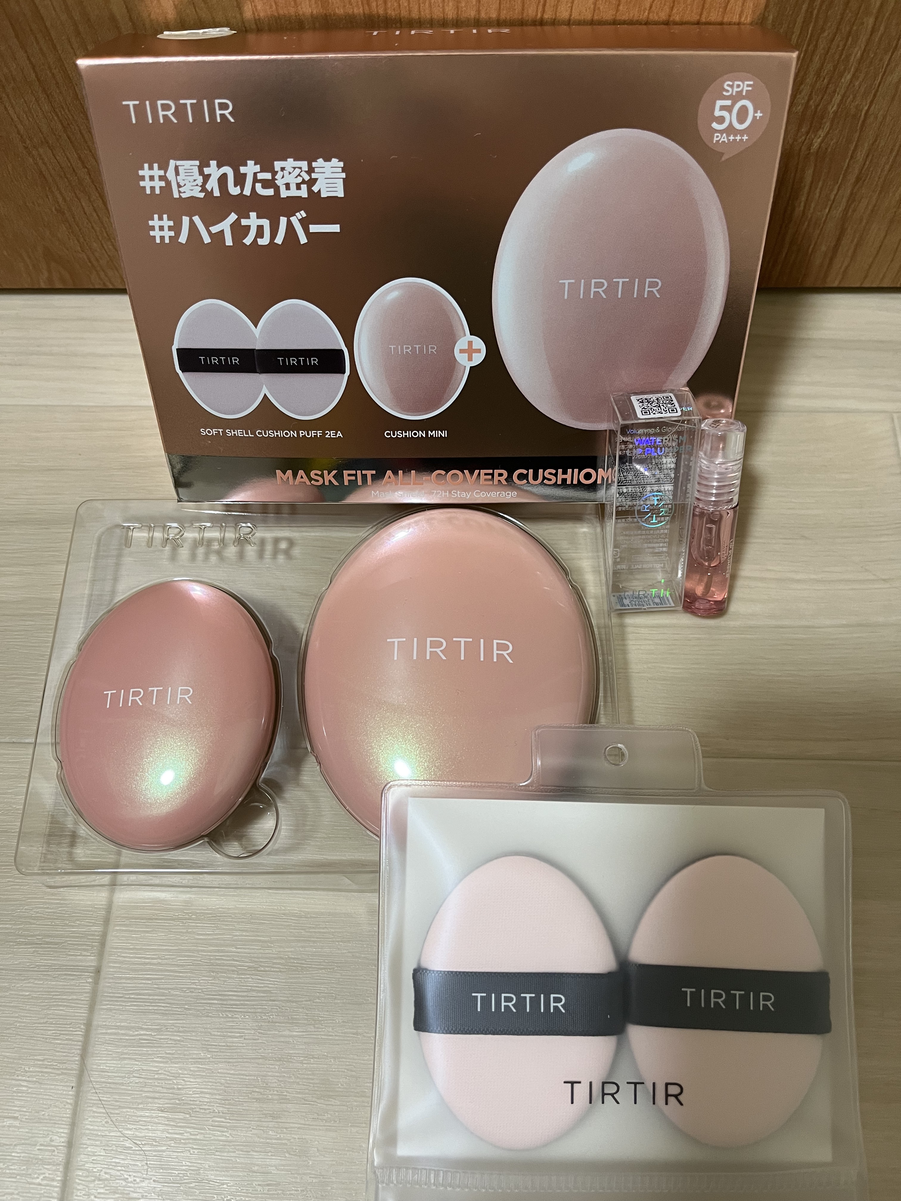 マスクフィットオールカバークッション 17Cポーセリン ミニ/TIRTIR(ティルティル)/クッションファンデーションを使ったクチコミ（3枚目）