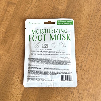 モイスチャライジングフットマスク/Nu-Pore/レッグ・フットケアを使ったクチコミ(2枚目)