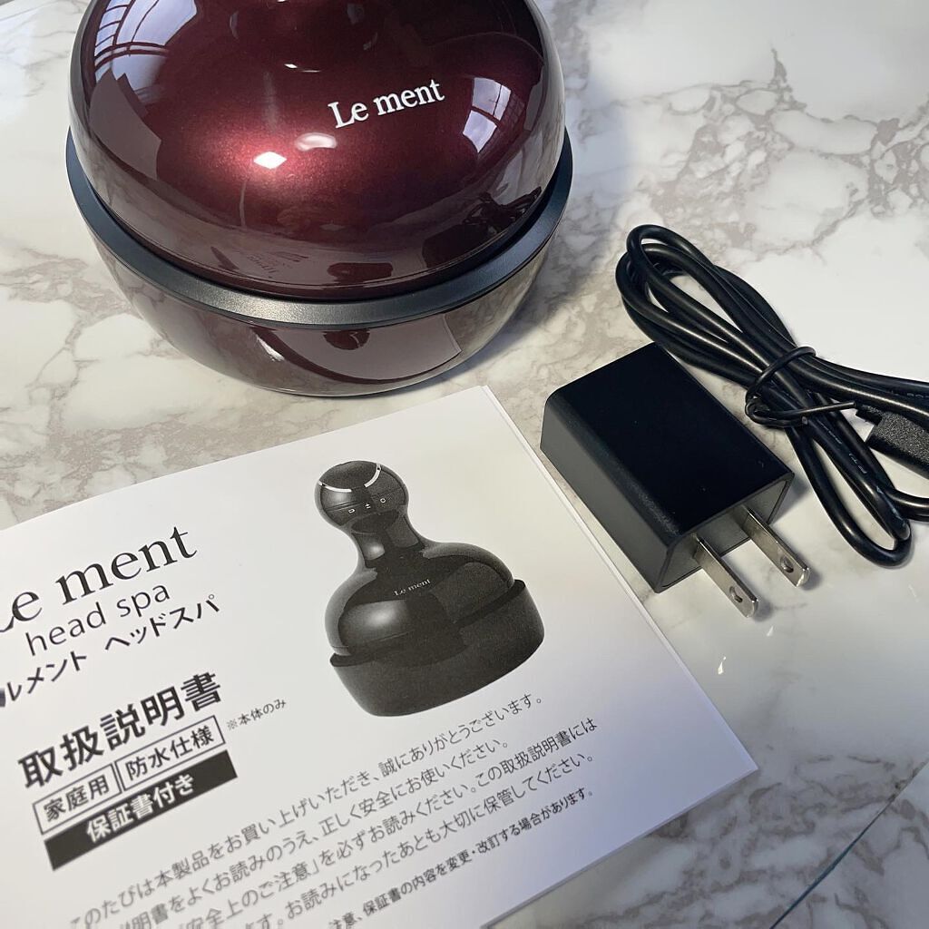 ルメント ヘッドスパ/Le ment/ヘッドマッサージャーを使ったクチコミ(5枚目)