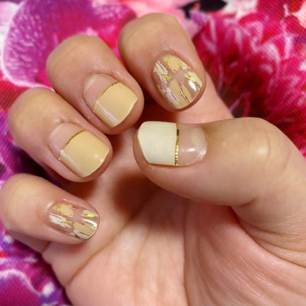 セミキュアジェルネイル(ハンド)/ohora/ネイルシールを使ったクチコミ(2枚目)