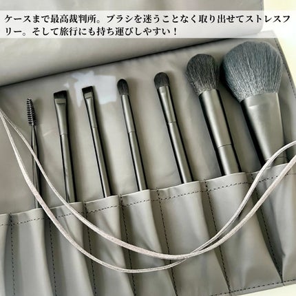 メイクブラシ7本セット/SOYO/メイクブラシを使ったクチコミ(9枚目)