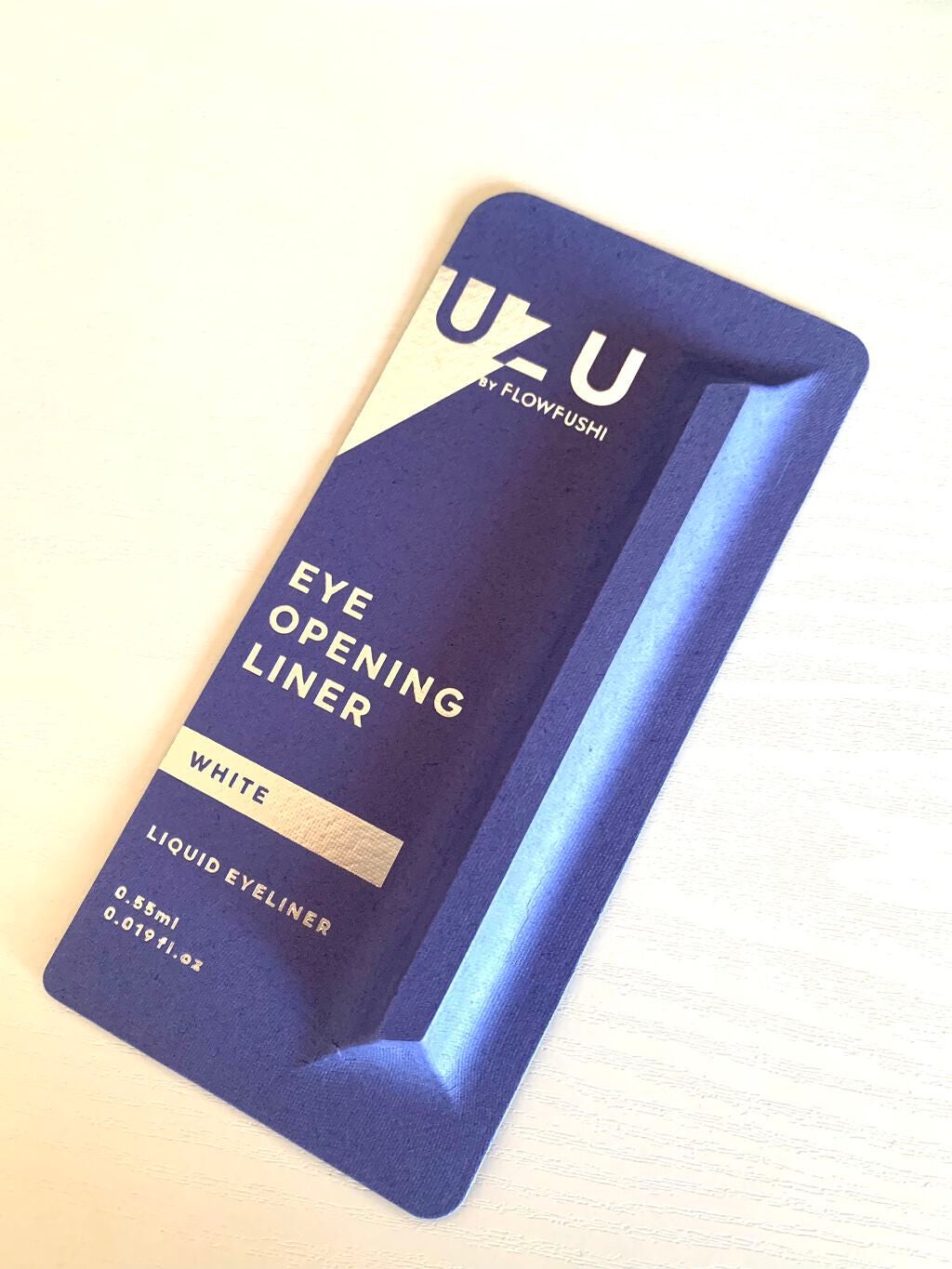 EYE OPENING LINER/UZU BY FLOWFUSHI/リキッドアイライナーを使ったクチコミ(1枚目)