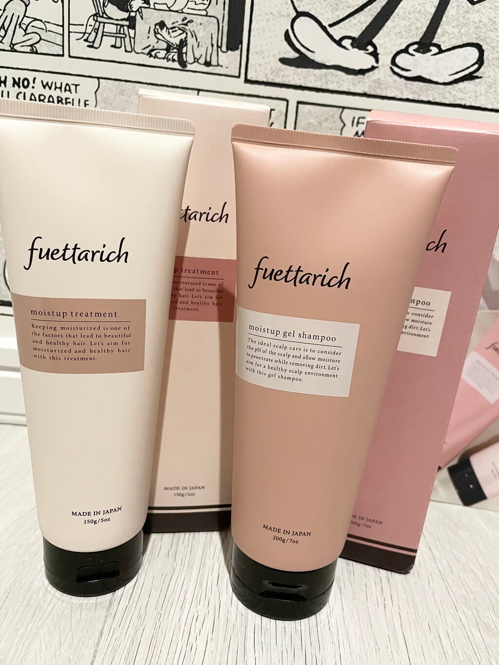 モイストアップ ジェル シャンプー/トリートメント/fuettarich (フエッタリッチ)/サロンシャンプーを使ったクチコミ(2枚目)